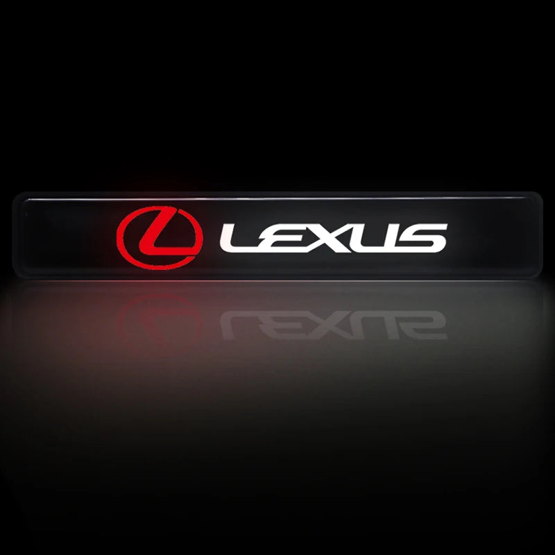 Car Head Grill Emblem LED Light Front Grille Badge Sticker For Lexus IS250 IS200 CT200h GS300 LS430 RX450h LX570 IS300 ES RX