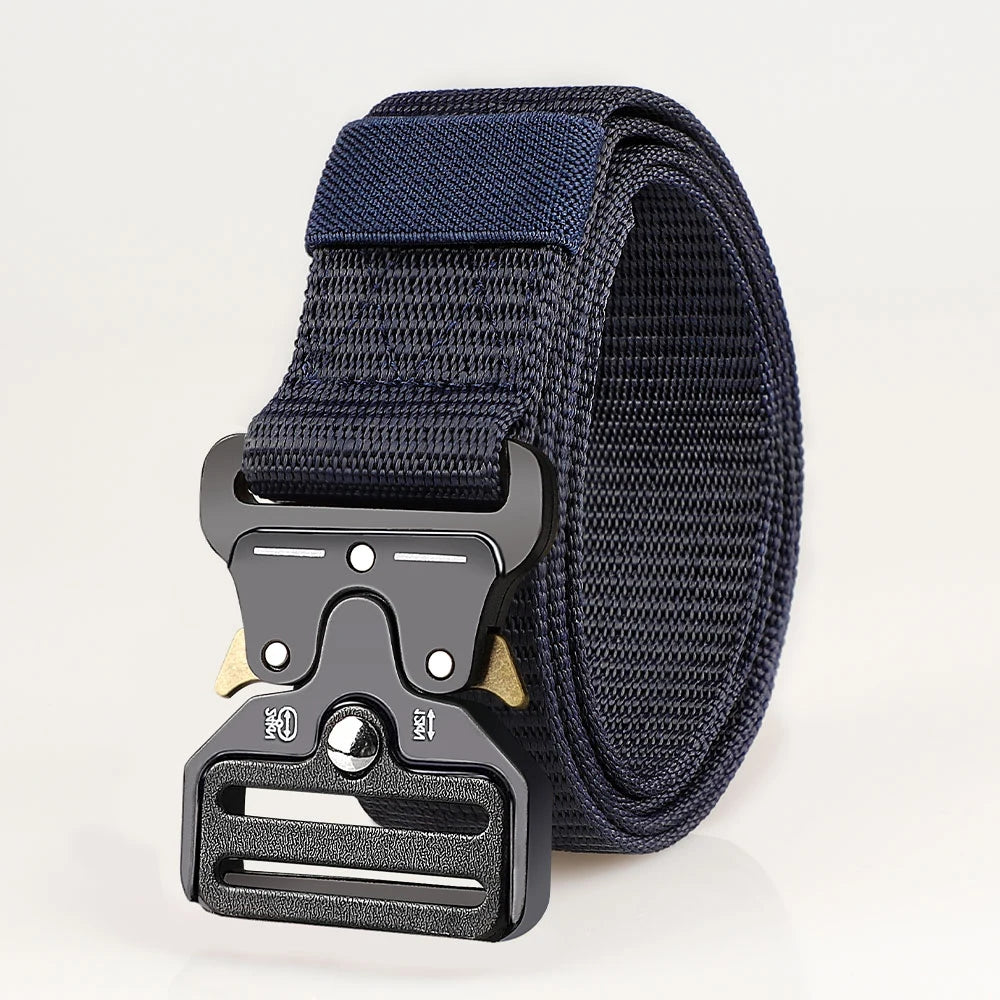 Cinturones tácticos versátiles para hombres: diseño duradero y ajustable, para entusiastas de los deportes al aire libre, par con pantalones vaqueros, para hombres y mujeres ﻿