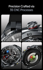 2026 New ECG AI Health Smartwatch for Men 1.53"AMOLED BP/Heart Rate Monitor BT Call IP68 Waterproof Smart Watch for Android IOS