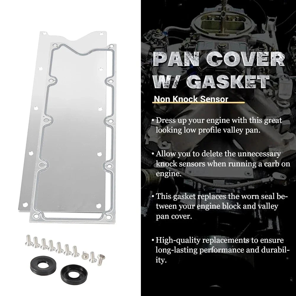 LS Gen 3 Engine Blocks Billet Valley Pan Cover Plate Cover Plate Billet Low Profile LSX LS1 LM7 LR4 LQ4 LS6 L59 Aluminum TB-1020