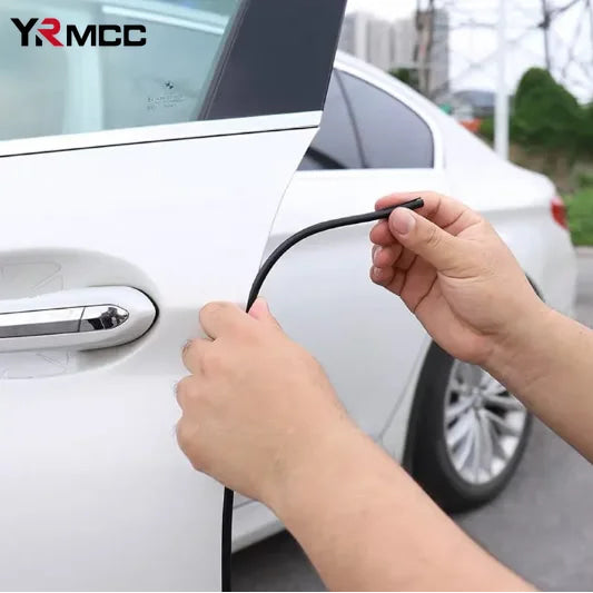 Protector de puerta de coche de 5M, Protector lateral Universal, tira de protección de borde de puerta, tiras de sellado de goma para coches