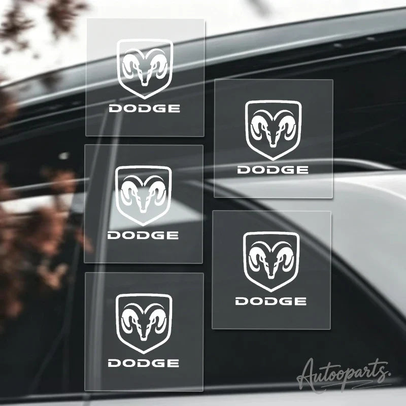 Creativity Dodge Logo Fashion Car Emblem Decorative Sticker For Dodge Ram 1500 Journey Charger Dart Challenger Durango Accessory