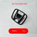 Car front and rear logo sticker accessories For Honda Civic FIT Accord Prelude CRV 5th Mugen CRZ CRX Jazz HRV Pilot Odyssey Elys