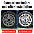 For Subaru STI Forester Impreza Legacy Outback XV BRZ WRX Tribeca ABS 4pcs Car Wheel Stickers 56mm Auto Center Hub Cap Decal