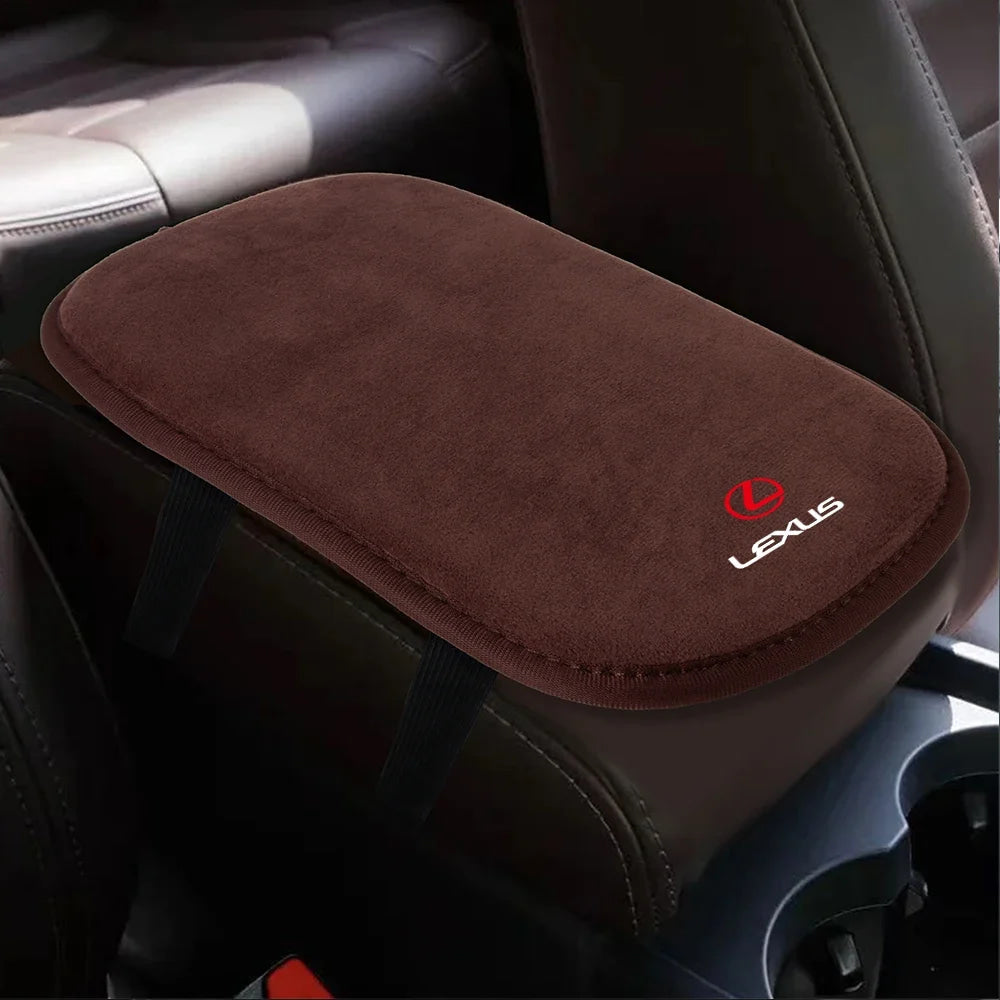 Car Fur Anti-slip Armrest Pad Cover Protective Mat Auto Accessories For Lexus LS LC IS350 ES300h ES300 IS250 IS220d NX350h GS350