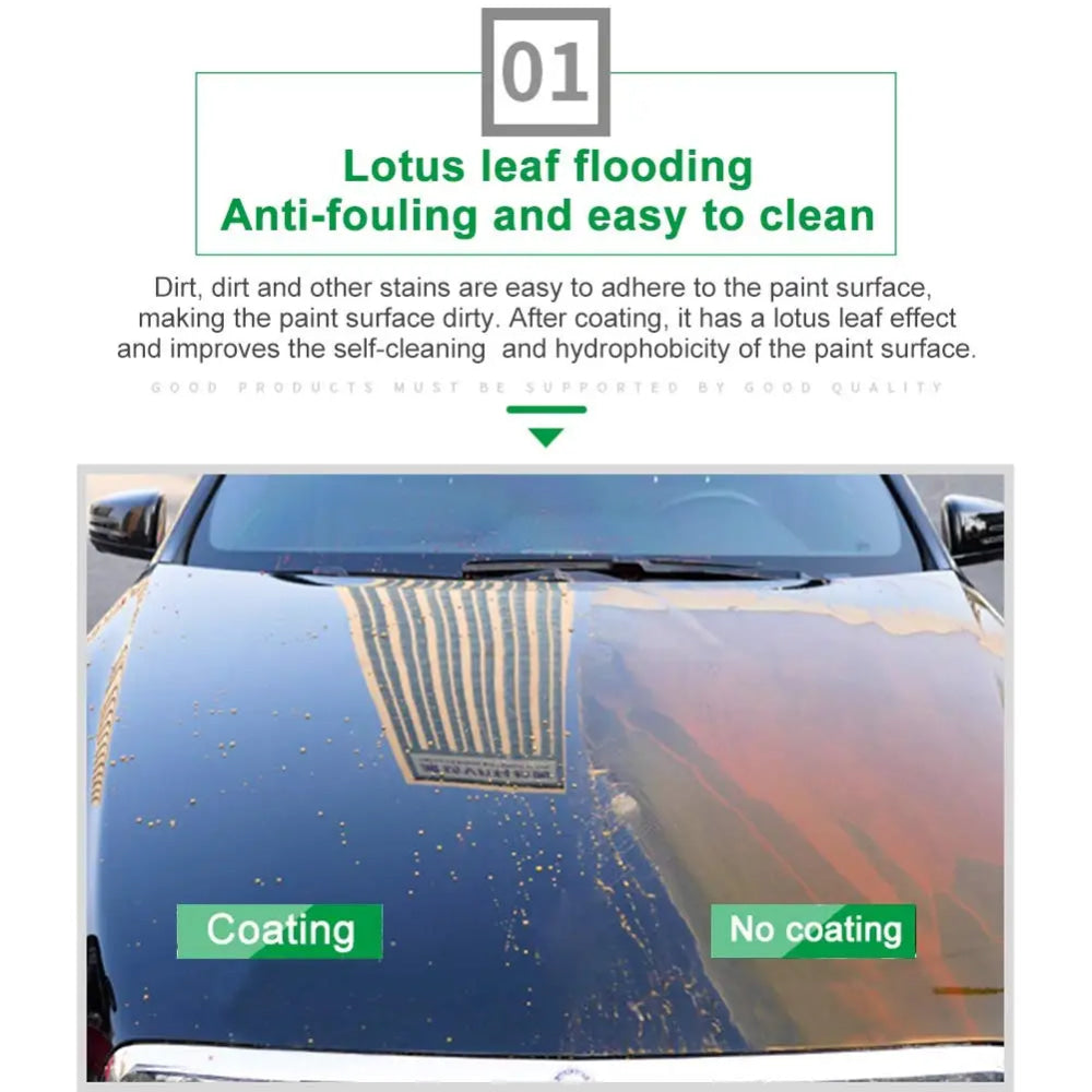 HGKJ S6 Ultimate Ceramic Coating Spray Hydrophobic High Gloss Paint Protection 9H Nano Top Long Lasting Wax Car Care Detail