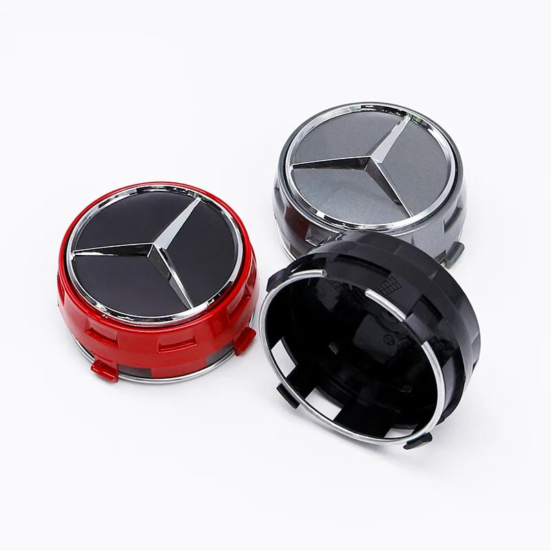 Car Wheel Center Hub Caps 75mm ABS Replacement For Mercedes AMG G Class G63 G500 Modified Styling Accessories Part A0004000900