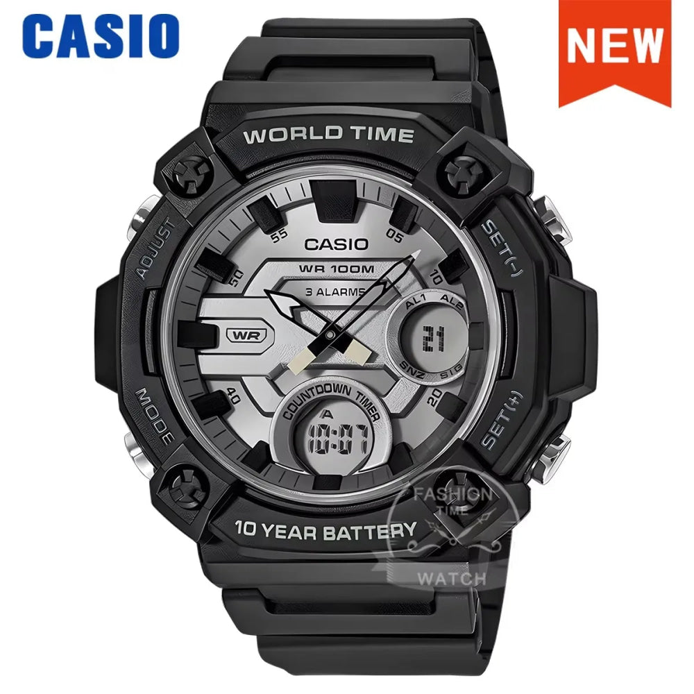 Casio Men's Dual display Multi-function electronic watch AEQ-120W series