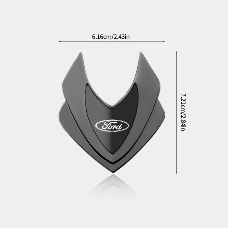 Car Side Fender Car Body Sticker Shield Emblem Badge Logo for Fords 2 3 4 5 MK 2 6 7 Ranger Fiesta Kuga Mondeo Fusion Taurus