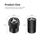 Car Tire Valve caps Emblem metal sticker For Mercedes Benz W203 W204 W168 GLC GLE CLA accessories Interior Mouldings YZQMM-BENC