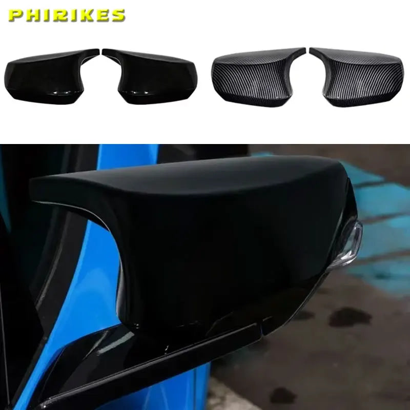 For Chevrolet Corvette C8 Z51 Z06 2020-2023 Car Rearview Side Mirror Cover Wing Cap Sticker Exterior Door Rear View Case Trim