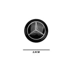 1Pcs Car Gear Shifter Head Knob Badge Sticker Emblem Decal Decor Hubcap For Mercedes Benz AMG W204 W205 W203 W211 W212 W213 W210
