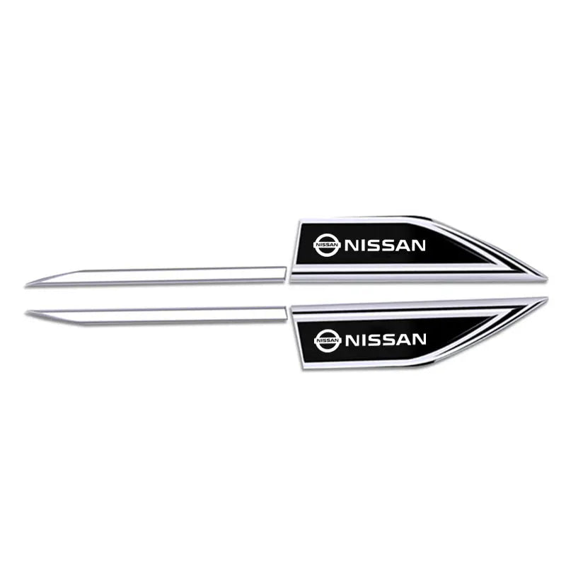 Car sticker Door Fender Side Blade Badge Car Body Sticker For Nissan X-Trail Qashqai Juke Leaf Micra NOTE Patrol Pulsar NISMO