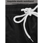 New summer fitness sportswear for men, short-sleeved T-shirt and shorts two-piece set, breathable and quick-drying casual wear.