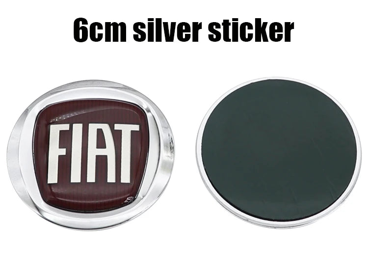 1pcs 6cm 9.5cm 12cm 3D ABS Car Front Logo Steer Wheel Rear Bumper Tail Door Trunk Emblem Sticker Styling Accessories