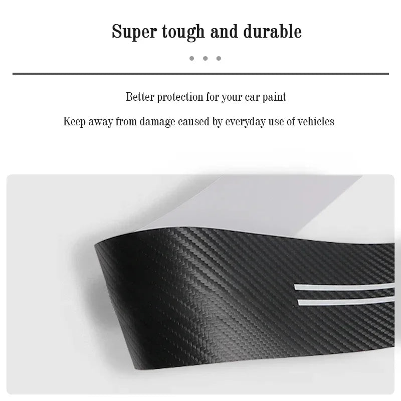 Car Door Trunk Sill Protective Strip Threshold Anti Scratch Sticker for Audi sline A4 B7 B8 B9 A3 8P 8V 8L A5 A6 Q3 Accessories