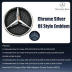Front Grill Star Emblem  Logo Badge For Mercedes BenzX253 GLE GLC GLS W166 C292 X166 2016-2019