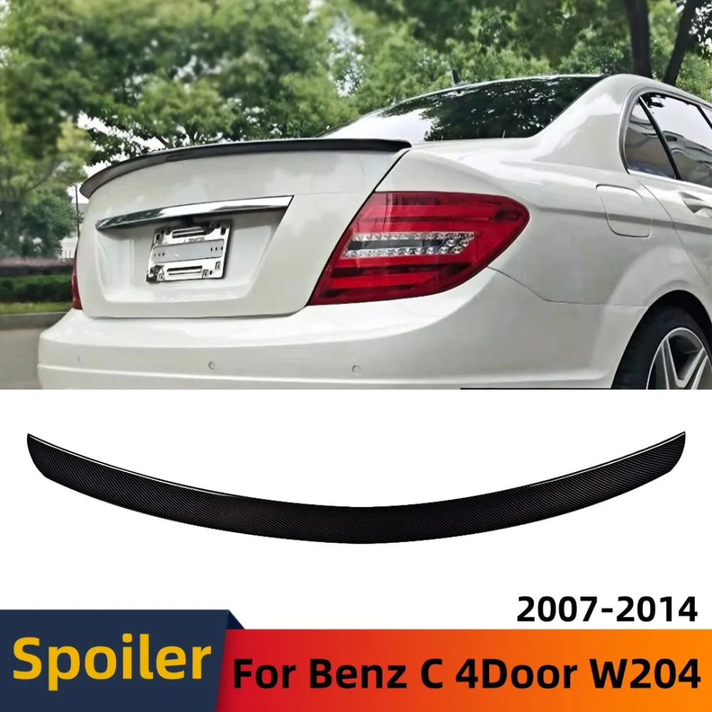 Rear Trunk Spoiler Wing Racing Boot Lip Tail Air For Mercedes Benz C class 4 Door W204 C63 2007-14 C180 C200 C220 C260 C300
