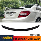 Rear Trunk Spoiler Wing Racing Boot Lip Tail Air For Mercedes Benz C class 4 Door W204 C63 2007-14 C180 C200 C220 C260 C300