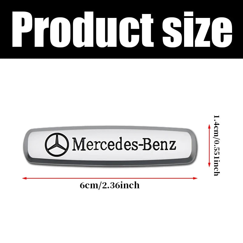 3D Metal Seat Sticker Badge Sticker Interior Sticker For Mercedes-benz AMG Maybach Brabus GLB GLC GLE GLS CLS CLA W215 W205 W463