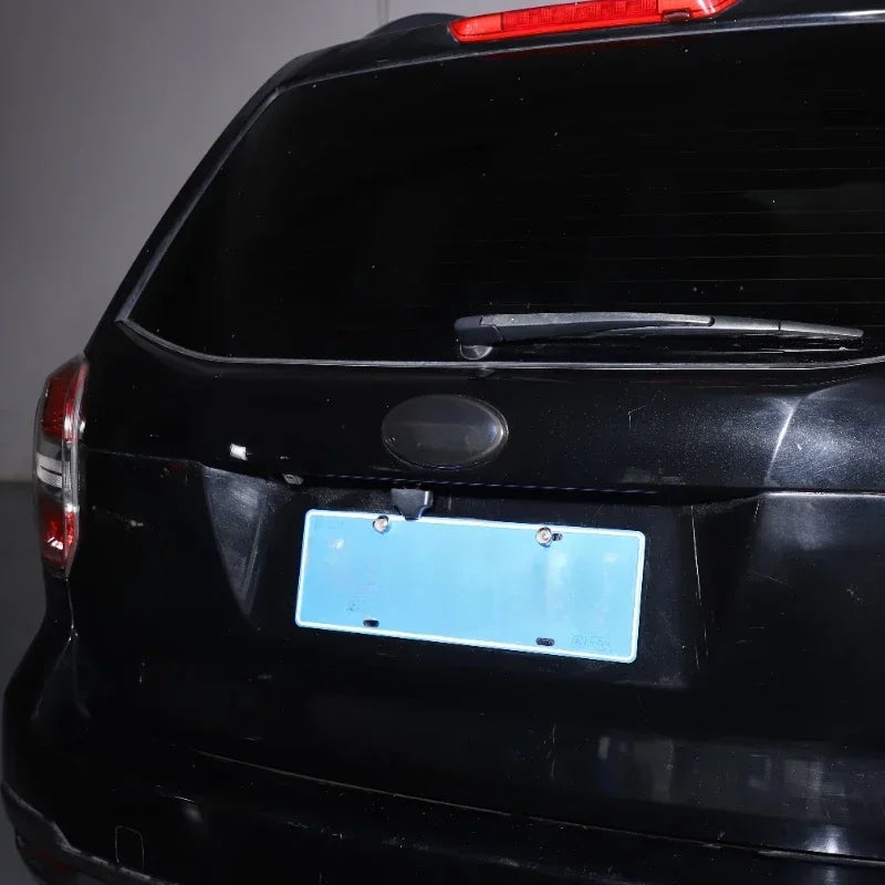 For 2013-2018 Subaru Forester ABS Blackened Car Logo Decoration Ring Front and Rear Logo Cover Decoration Car Accessories
