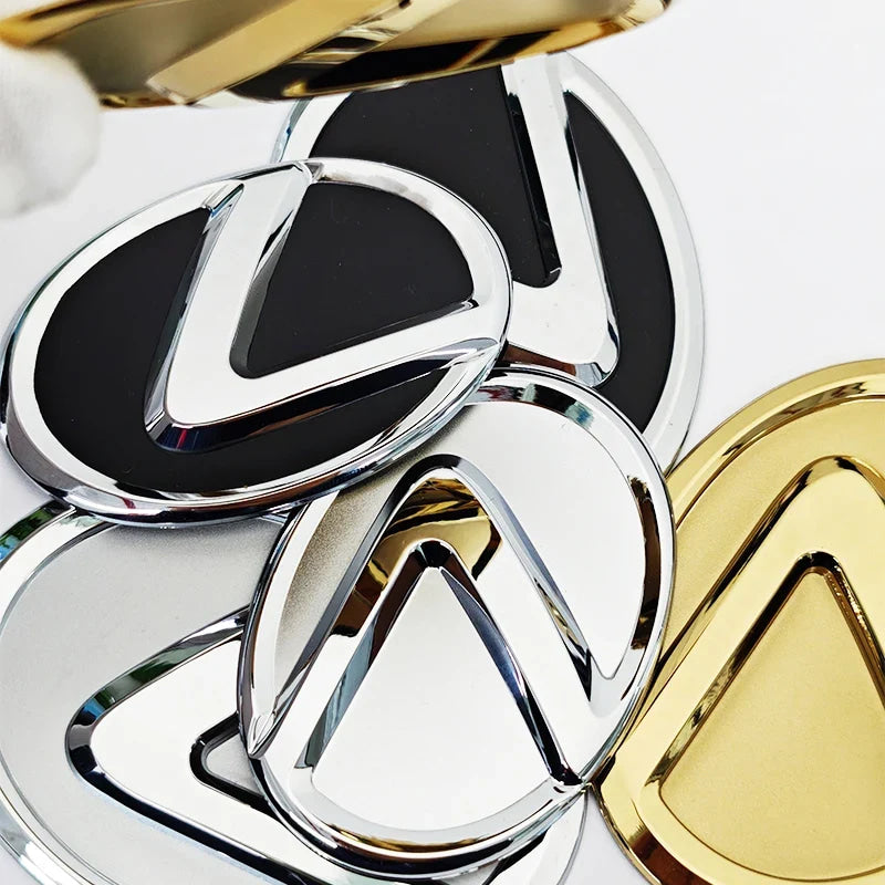 For Lexus ES240 ES250 IS250 LX460 RX270 RX300 RX350 65mm 77mm Metal Steering Wheel Emblem Logo Badge Sticker Decal Accessory