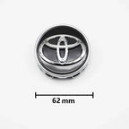 4pcs 57mm+62mm Car Tyre Wheel Center Hub Cap Badge For Toyota C-hr Prado Rav4 Yaris Hilux Prius Avensis Corolla Camry crown