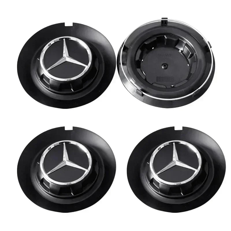 4PCS 147mm C-1028 17028 Car Styling Wheel Center Cap Hub Covers Badge Car Accessories For Mercedes Benz AMG G350 G500 G63 G65