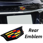 Front Rear Emblem Steering Wheel Sticker Side Badge Logo Refit Replacement Accessories for Cadillac CT4 CT5 CT6 XT4 XT5 XT6