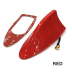 Car Shark Fin Antenna Cover Base Replacement Radio Signal Aerials Roof Exterior Accessories Decoration