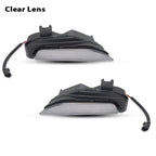 2pcs For Infiniti Q50 and Q50 Sport Car Bumper Sequential Amber Turn Signal Replace Switchback white LED Daytime Running Light