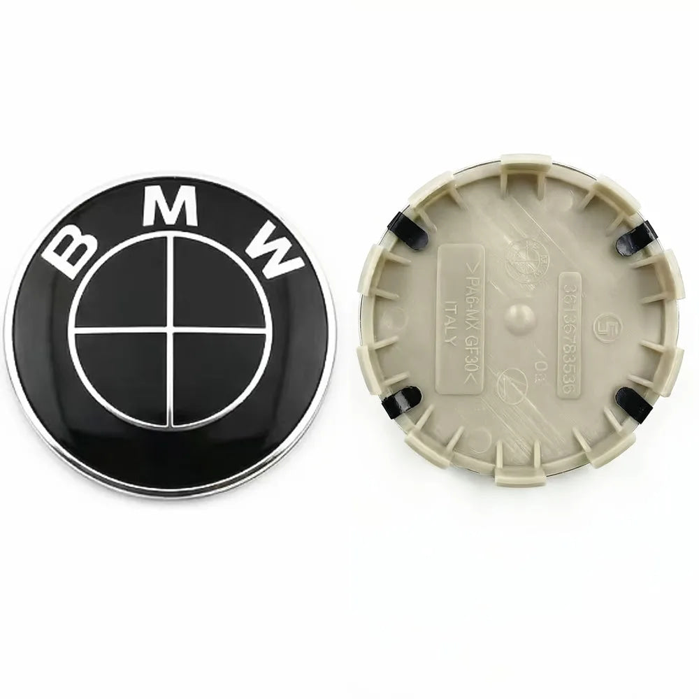 For BMW M X1 X3 X5 X6 X7 1 3 4 5 6 7 Series E36 E39 E46 E60 E90 4pcs 68mm 56mm Car Cover Wheel Hub Center Caps Badge Logo Emblem
