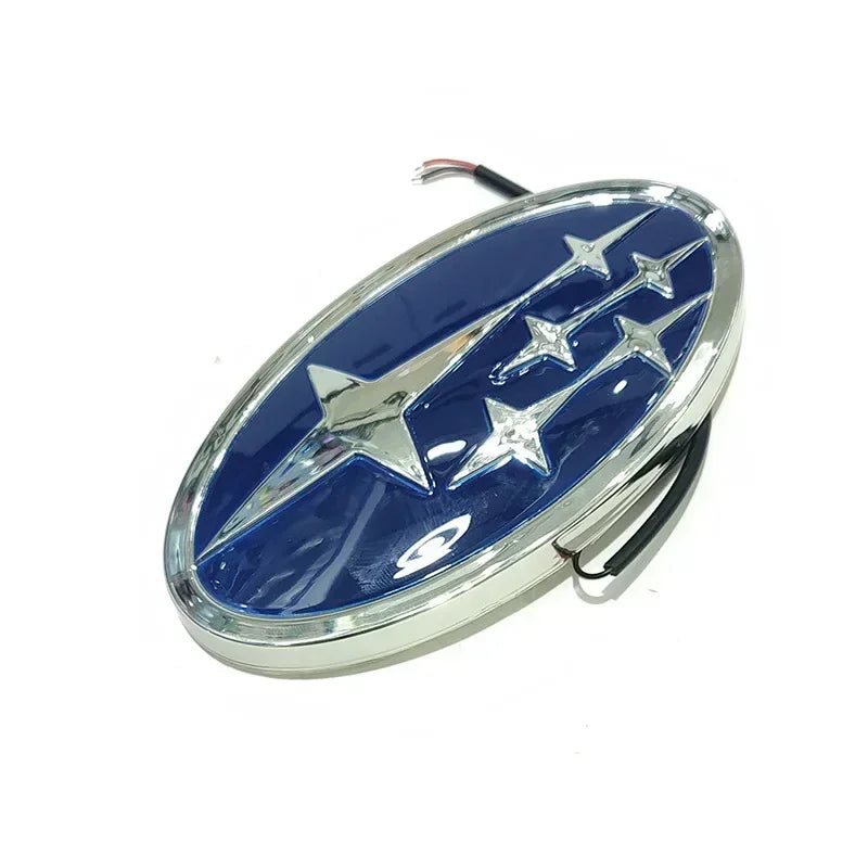 14X7.3cm 4D LED Car Rear Logo Emblem Light Tail Trunk Badge for Subaru Forester XV STI WRX BRZ Tribeca Outback Impreza Legacy