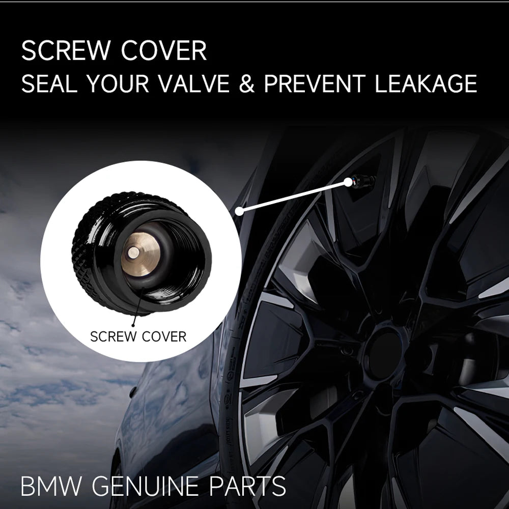 QMM-8685 Car Aluminum Wheel Tire Valve Stem Caps Airtight Covers For BMW M 50th Anniversary Celebration E46 E90 E60 F30 E39 E36