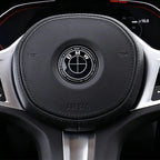 Auto Steering Wheel Center Aluminum Alloy Badge Logo Sticker Accessories For BMW G80 G06 G07 G42 G14 G15 G16 F82 F20 F21 F83 M2