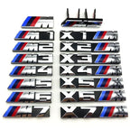 bbb 3D Car Front Grille M Badge Emblem Decoration Accessories BMW M3 M4 M5 G42 G30 G20 E90 E90 E93 E60 F10 F07 F34 F30 F20 G05