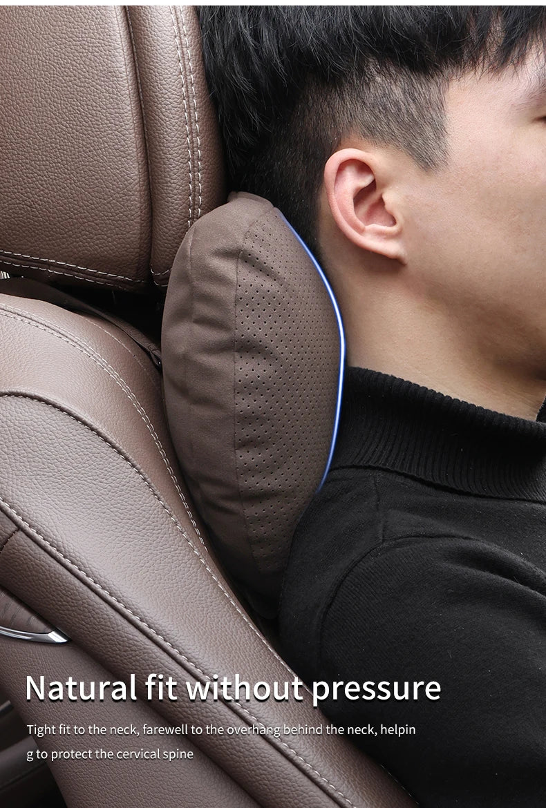 For Ford STline Focus Mondeo Explorer Edge Fiesta Fusion Kuga Escape Auto Headrest Neck Support Lumbar Cushion Soft Neck Pillow