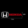 Waterproof Car Stickers Vinyl Styling Art Creative Auto Decal Accessory For Honda Fit Civic Jazz Accord CR-Z Vezel