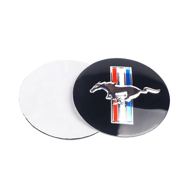 4PCS 56/60mm Car Wheel Hub Caps Badge Covers Auto Accessories For Ford Focus Fiesta Mustang Mondeo Smax Ranger Kuga ST Shelby