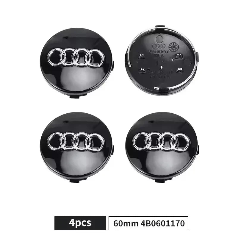 Modification Car Part Wheel Center Hup Caps Cover for Audi A6 S3 S4 Q3 Q5 Q5L A4 A6L A7 A8 A3 A5  Raplace Accessories