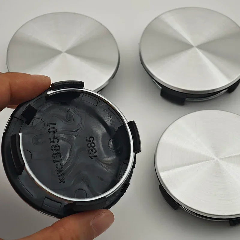 4Pcs 56mm ABS Tesla Wheel Center Hub Cap Emblem Logo Car Rims Cover Hubcap For Tesla Model 3 Y X S Original Badge Accessories