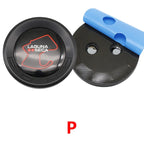 150mm Car Rear Trunk Emblem For Ford Mustang Tire Style ABS Badge 5.0 Roush Shelby GT500 Cobra Laguna Auto Tuning Accessories