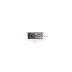 For Lexus LX570 S Accessories 2008-2019 Car Rear Trunk Special Emblem Badge Sticker Letter Rear Emblem