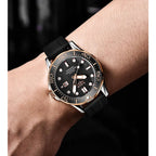 LIGE Men Watch Business Date Watch for Men Luxury Sport Quartz Watches Waterproof Luminous Silicone Wristwatch Relogio Masculino