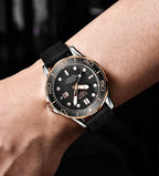 LIGE Men Watch Business Date Watch for Men Luxury Sport Quartz Watches Waterproof Luminous Silicone Wristwatch Relogio Masculino