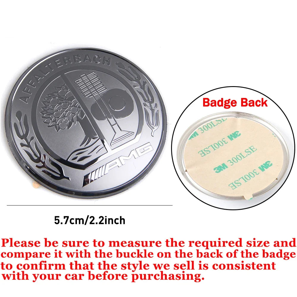 52mm 57mm Car Steering Wheel Badge Sticker Replace Decor For Mercedes Benz B/C/E/S Class A Class C200L GLC GLK FXPT-JS-BENZ