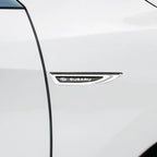 2PCS Car Body Fender Side Emblem Sticker For Subaru XV WRX BRZ FORESTER IMPREZA LEGACY OUTBACK STI Rear Trunk Badge Decoration