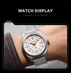 CADISEN TI-7 Autodyne 2026 NEW Titanium Automatic Mechanical Watch Man Canvas Wristwatch MIYOTA 8215 Luminous Waterproof Watches