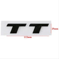 3D ABS Chrome Black TT Logo Car Rear Trunk Emblem Badge Sticker Decals for Audi TT RS MK1 8N 8J MK3 8S MK2 Accessories