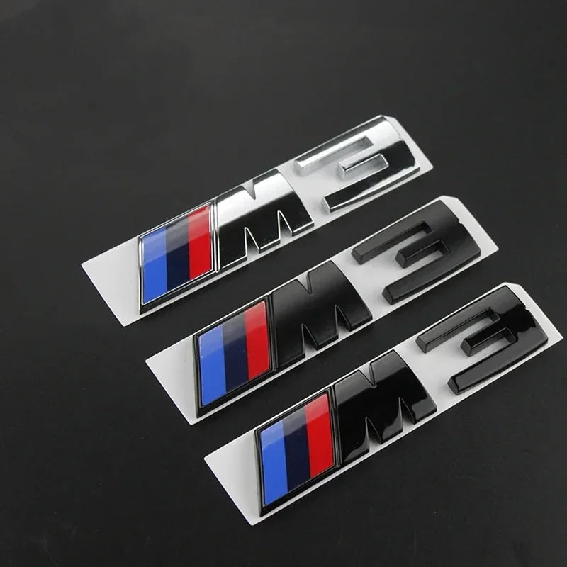 Car Valve Core BMW 3D Electroplating Emblem Stickers Trunk Decorative Stickers For BMW X5 E91 E70 F11 E30 F31 X3 F25 E61 E83 X1